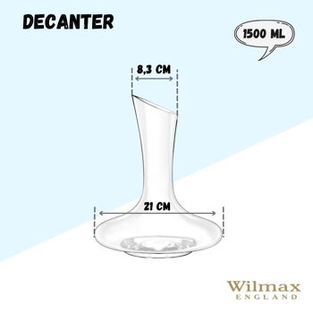 DECANTER 1500 ML IN COLOR BOX WL‑888332/1C 5