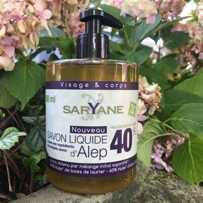 Sapone liquido di Aleppo 40%