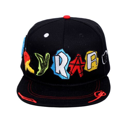 MuLti-LoGo Snapback cap