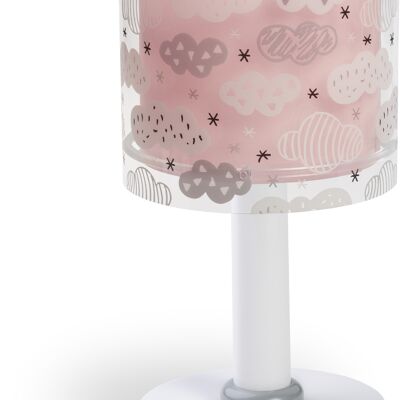 LAMPE DE TABLE NUAGES ROSE