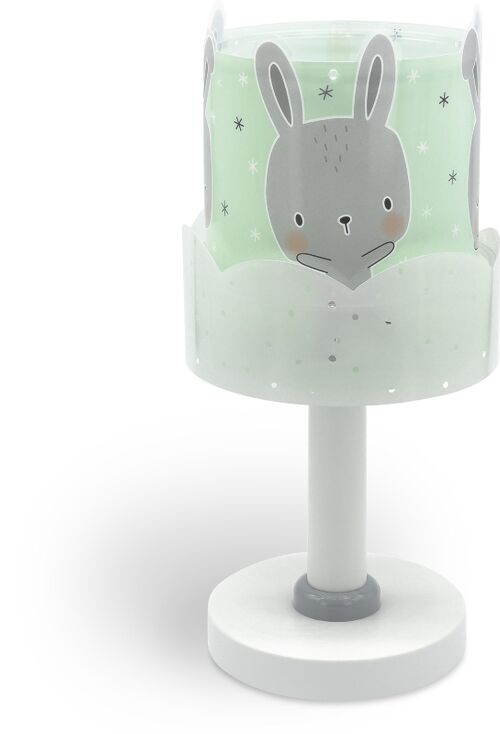 TABLE LAMP BABY BUNNY GREEN