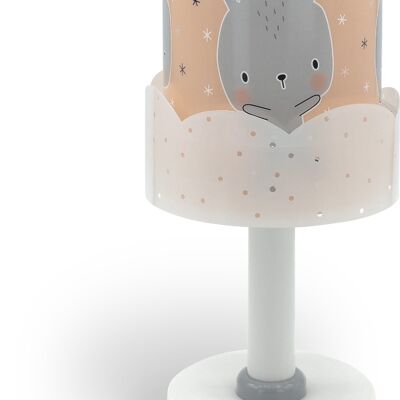 TABLE LAMP BABY BUNNY PINK