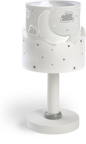 LAMPE DE TABLE GRIS LUNE 2