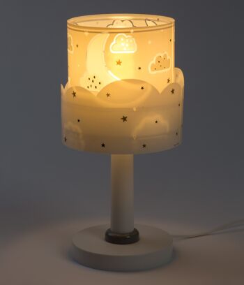 LAMPE DE TABLE GRIS LUNE 3