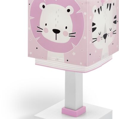 LAMPE DE TABLE BABY JUNGLE ROSE