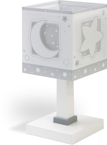 LAMPE DE TABLE MOONLIGHT GRIS 2