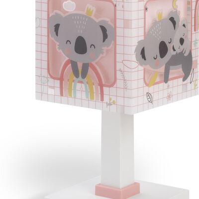 LAMPADA DA TAVOLO KOALA ROSA