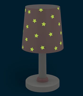 LAMPE DE TABLE STAR ROSE CLAIR II 3