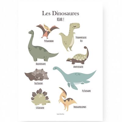 Affiche A2 "Dinosaures"