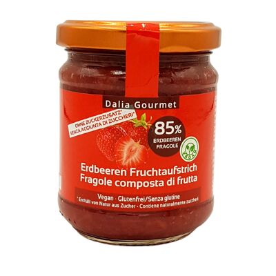 ERDBEER-FRUCHTAUFSTRICH - OHNE ZUCKERZUSATZ220 g