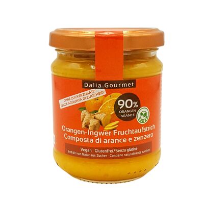 ORANGE-GINGER FRUIT SPREAD - NO ADDED SUGARS220 g