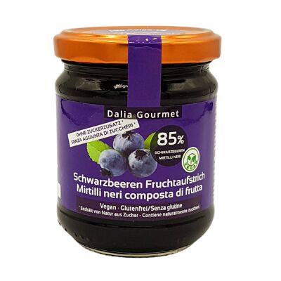 BLUEBERRY FRUIT SPREAD - NO ADDED SUGARS220 g