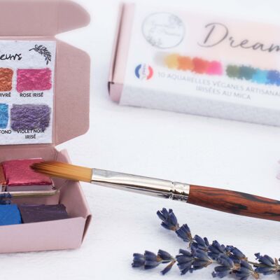 DREAM Mica, Iridescent, Shimmer and Metallic Extra-Fine Watercolor Palette