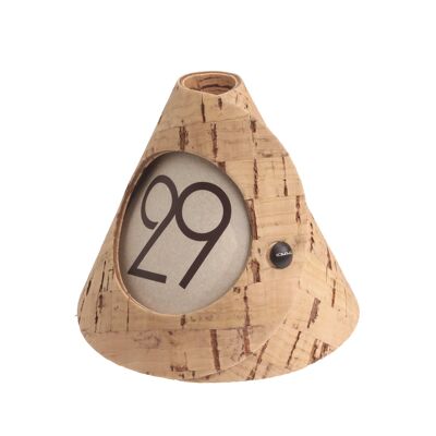 CONE segna tavoli monofacciali conf. 10 pz.  NATURALE sp. 1.4 - SUGHERO NATURALE