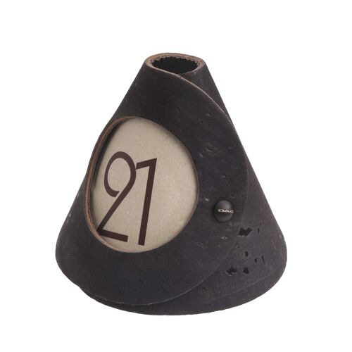 CONE segna tavoli monofacciali conf. 10 pz.   sp. 2.5 - NERO