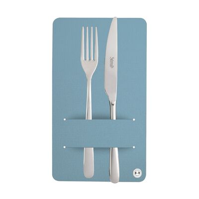 CUTLERY HOLDER porta posate JUTA  conf. 4 pz. - CELESTE