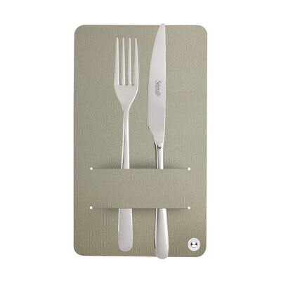 CUTLERY HOLDER porta posate JUTA  conf. 4 pz. - GHIACCIO