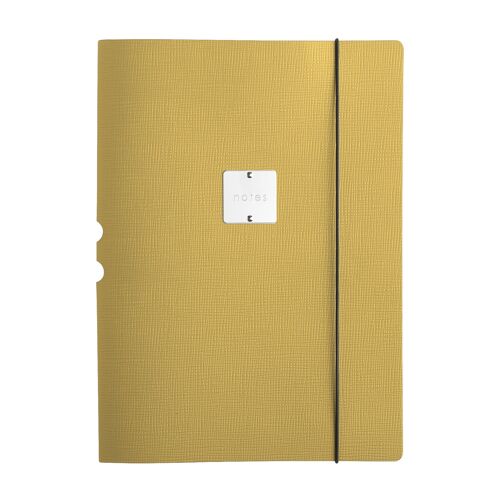 DESK PORTFOLIO cartelletta porta blocco etichetta METAL LUCIDA notes" CHEF " - OCRA