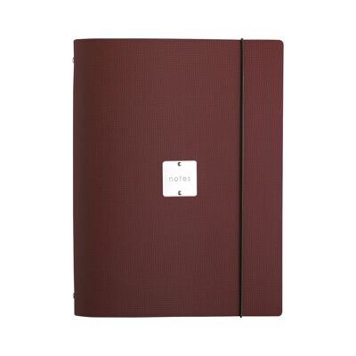 FOLDER raccoglitore ad anelli etichetta LUCIDA notes" CHEF " - BORDEAUX