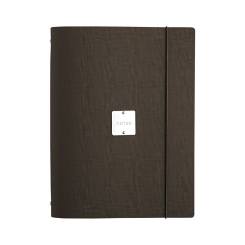 FOLDER raccoglitore ad anelli etichetta LUCIDA notes" CHEF " - MARRONE