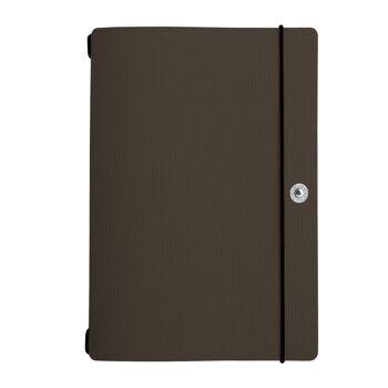 NOTE PORTFOLIO L-A5 taccuino con fogli CHEF - MARRONE