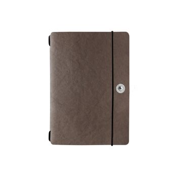 NOTE PORTFOLIO S-A6 taccuino con fogli ECOMODA - MARRONE