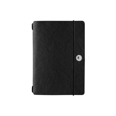 NOTE PORTFOLIO S-A6 taccuino con fogli ECOMODA  - NERO