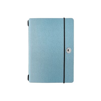 NOTE PORTFOLIO S-A6 taccuino con fogli JUTA - CELESTE