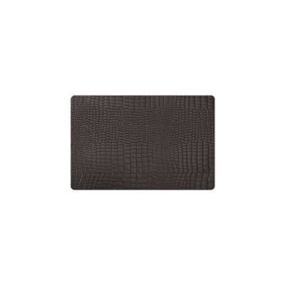 TOVAGLIETTE TAPPETINI D'ARREDO 23x35 cm pezzo singolo FASHION KROKO - NERO