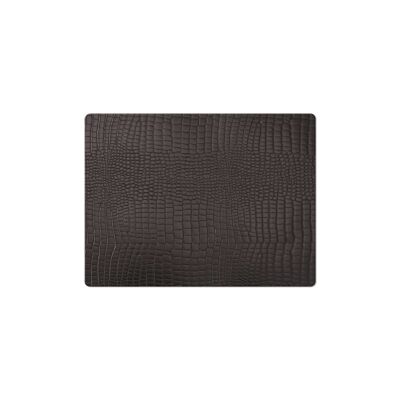 TOVAGLIETTE TAPPETINI D'ARREDO 30x40 cm pezzo singolo FASHION  KROKO - NERO