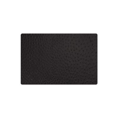 TOVAGLIETTE TAPPETINI D'ARREDO 30x45 cm pezzo singolo FASHION STRUZZO - NERO