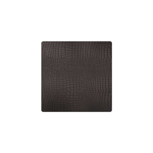 TOVAGLIETTE TAPPETINI D'ARREDO 32x32 cm pezzo singolo FASHION  KROKO - NERO