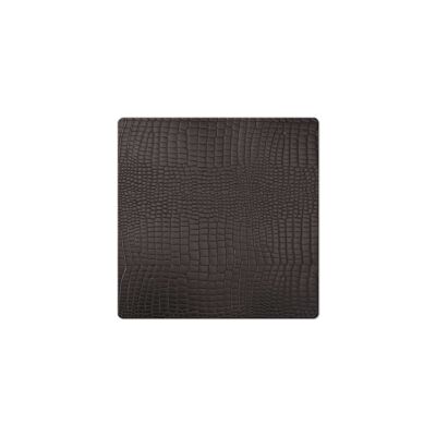 TOVAGLIETTE TAPPETINI D'ARREDO 32x32 cm pezzo singolo FASHION KROKO - NERO