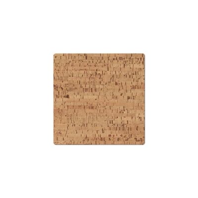 TOVAGLIETTE TAPPETINI D'ARREDO 32x32 cm pezzo singolo  NATURALE sp. 1.4 - SUGHERO NATURALE