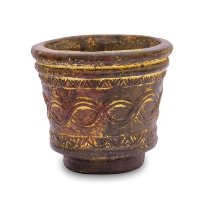 Vaso Azteca flower pot