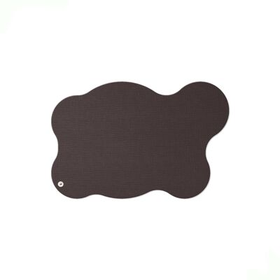 TOVAGLIETTE TAPPETINI D'ARREDO 44x29 cm BLOB pezzo singolo CHEF - MARRONE