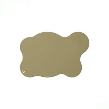 TOVAGLIETTE TAPPETINI D'ARREDO 44x29 cm BLOB pezzo singolo CHEF - SALVIA