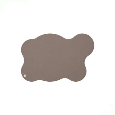 TOVAGLIETTE TAPPETINI D'ARREDO 44x29 cm BLOB pezzo singolo CHEF  - TORTORA