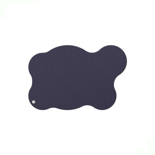 TOVAGLIETTE TAPPETINI D'ARREDO 44x29 cm BLOB pezzo singolo JUTA  - BLU