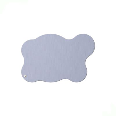 TOVAGLIETTE TAPPETINI D'ARREDO 44x29 cm BLOB pezzo singolo JUTA  - CELESTE