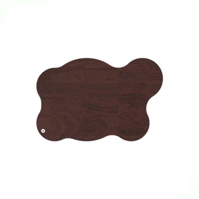 TOVAGLIETTE TAPPETINI D'ARREDO 44x29 cm BLOB pezzo singolo   sp. 2.5 - MARRONE