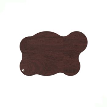 TOVAGLIETTE TAPPETINI D'ARREDO 44x29 cm BLOB pezzo singolo sp. 2.5 - MARRON