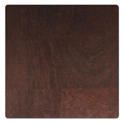 TOVAGLIETTE TAPPETINI D'ARREDO 45x45 cm pezzo singolo   sp. 2.5 - MARRONE