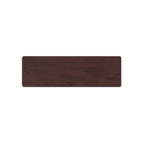 TOVAGLIETTE TAPPETINI D'ARREDO 48x15 cm pezzo singolo   sp. 2.5 - MARRONE