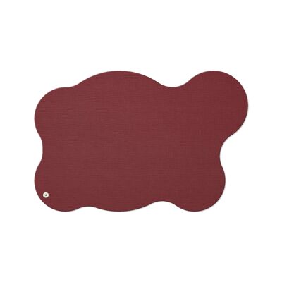 TOVAGLIETTE TAPPETINI D'ARREDO 53x35 cm BLOB pezzo singolo CHEF - BORDEAUX