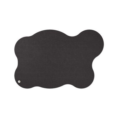 TOVAGLIETTE TAPPETINI D'ARREDO 53x35 cm BLOB pezzo singolo CHEF - NERO