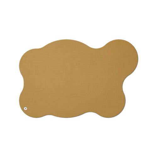 TOVAGLIETTE TAPPETINI D'ARREDO 53x35 cm BLOB pezzo singolo CHEF  - OCRA