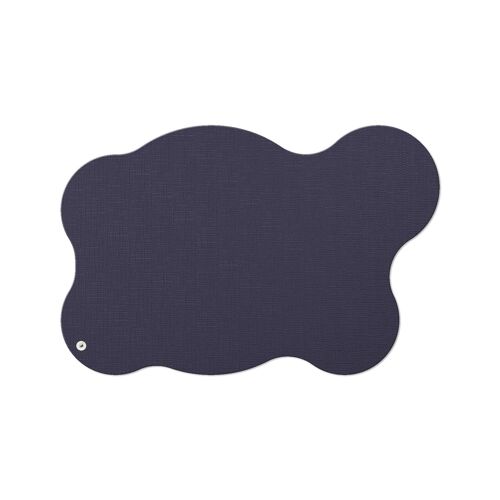 TOVAGLIETTE TAPPETINI D'ARREDO 53x35 cm BLOB pezzo singolo JUTA  - BLU