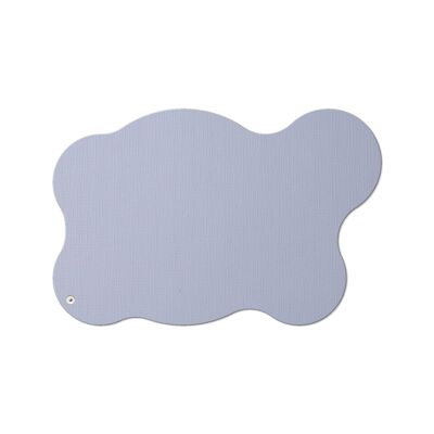 TOVAGLIETTE TAPPETINI D'ARREDO 53x35 cm BLOB pezzo singolo JUTA  - CELESTE