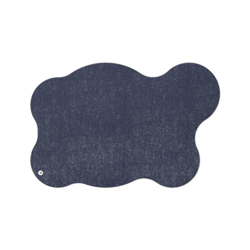 TOVAGLIETTE TAPPETINI D'ARREDO 53x35 cm BLOB pezzo singolo JUTA  - JEANS